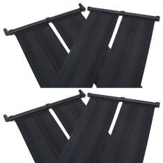vidaXL Panou &icirc;ncălzitor solar pentru piscină, 4 buc., 80x310 cm