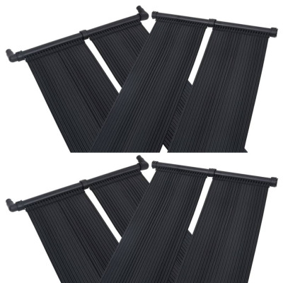 vidaXL Panou &amp;icirc;ncălzitor solar pentru piscină, 4 buc., 80x310 cm foto
