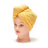 Prosop cap coafor din material yellow Oranjollie