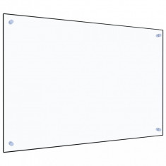 Panou antistropi bucătărie transparent 90x60 cm sticlă securiz.