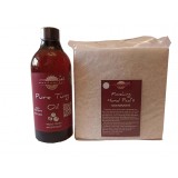 Prep&#039;N&#039;Shine-Pure Tung Oil &amp; Hand Pad&rsquo;s Non Abraziv alb, 500 ml
