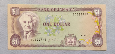 Jamaica - 1 Dollar / dolar (1990) foto