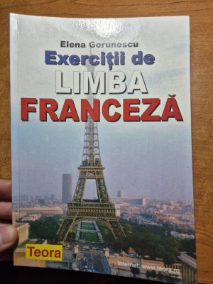 exercitii de limba franceza - teora - din anul 1999 foto
