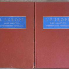 L'EUROPE DU XIX ET DU XX SIECLE VOL.1-2 PROBLEMES ET INTERPRETATIONS HISTORIQUES-MAX BELOFF SI COLAB.