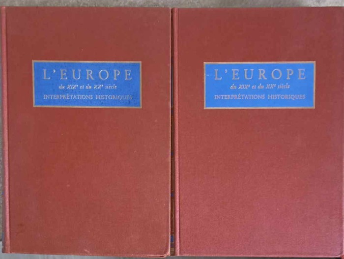 L&#039;EUROPE DU XIX ET DU XX SIECLE VOL.1-2 PROBLEMES ET INTERPRETATIONS HISTORIQUES-MAX BELOFF SI COLAB.-245853