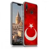 Husa pentru Huawei Y9 (2019), Silicon, Rosu, 49340.01, Carcasa, Kwmobile
