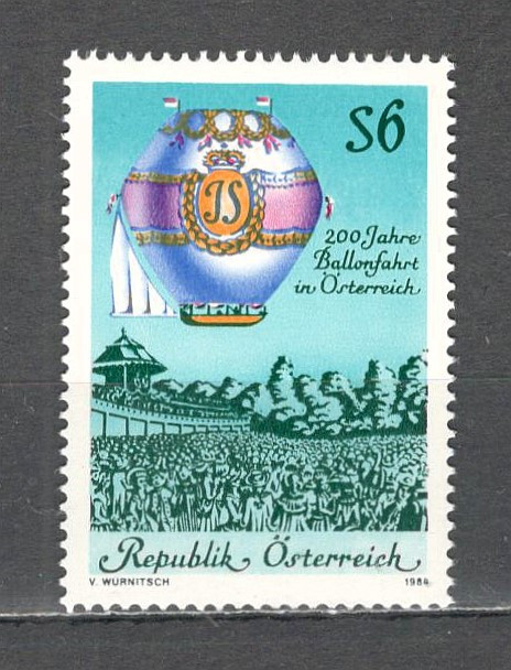 Austria.1984 200 ani zborul cu balonul MA.985