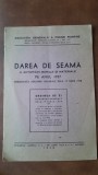 Darea de seama a activitatii morale si materiale pe anul 1937 a Asociatiei Generale a Presei Romane