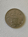 Moneda 5 PESETAS - 1957 - Spania - (194), Europa