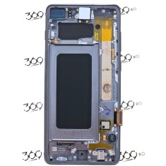 Display Samsung SM-G975 S10+ S10 Plus BLACK ( Service Pack )