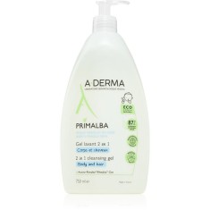A-Derma Primalba Baby gel de duș pentru corp și păr pentru copii 750 ml