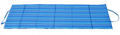Saltea sezlong 6 segmente, 195x55cm albastru foto