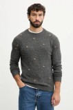 Pepe Jeans pulover din amestec de l&acirc;nă culoarea gri, PM7000026