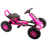 Cumpara ieftin Kart cu pedale si roti gonflabile Driver Kidscare Roz for Your BabyKids