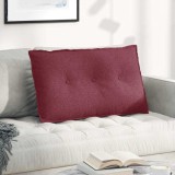 vidaXL Perna pentru spate Roșu Vin 80 x 19 x 50 cm țesătură 42014704