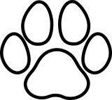 Cumpara ieftin Sticker Auto, Amprenta Animal, 27 cm, 12249ST-12, Oem