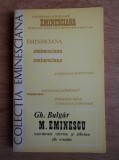 Gh. Bulgăr - M. Eminescu - coordonate istorice și stilistice ale creației