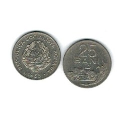 Romania 1966 - 25 bani, circulata