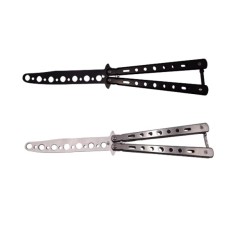 Set doua briceaguri fluture de antrenament DEPOX&reg;, Distortion Butterfly, otel inoxidabil