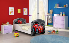 Patut Tineret I MyKids Red Car 5 - 140x70 GreatGoods Plaything foto