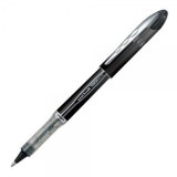 Roller Uni-ball Vision Elite UB-205, 0. 5mm, corp negru, detalii in culoarea scrisului negru