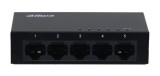 Switch Gigabit Dahua cu 5 porturi, unmanaged, carcasa metalica, DH-SG1005