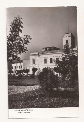 RF70 -Carte Postala- Gura Humorului, Sfatul Popular, circulata 1961 foto