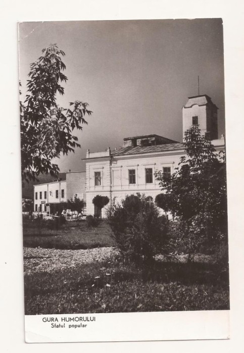 RF70 -Carte Postala- Gura Humorului, Sfatul Popular, circulata 1961