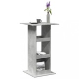 VidaXL Masă bar cu depozitare, gri beton, 60x60x102 cm, lemn prelucrat
