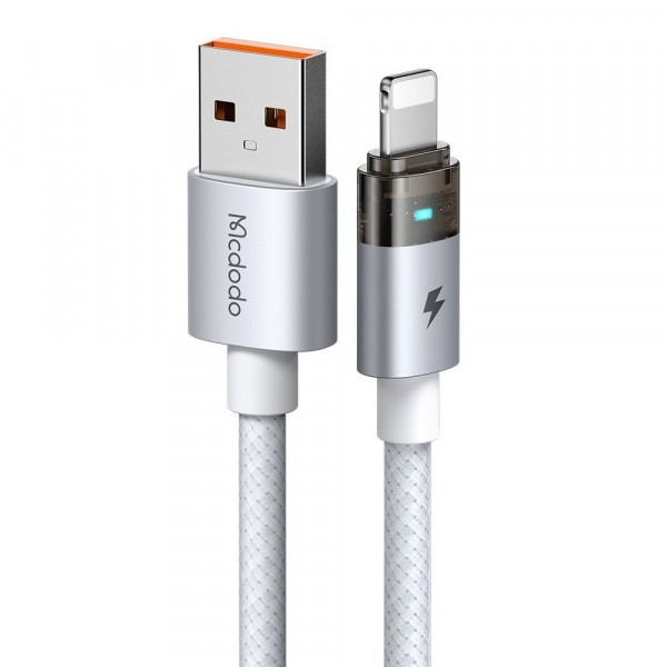 Cablu Date si Incarcare USB-A - Lightning McDodo CA-6912, 18W, 1.2m, Alb