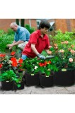 Saci de cultivat pentru plante Mactoou, recipient din material textil durabil pentru aerare, pachet de 5 bucăți, 10 galoni
