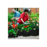 Saci de cultivat pentru plante Mactoou, recipient din material textil durabil pentru aerare, pachet de 5 bucăți, 10 galoni