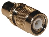 Adaptor BNC soclu la TNC tată, 50&Omega;, placare aurită
