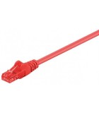 Cablu UTP CAT6 mufat 0.5m patch cord rosu Goobay