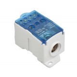 Bloc Terminal Distributie UKK400, 400A, 1x185mm&sup2; in 2x35mm&sup2;/5x16mm&sup2;/4x10mm&sup2;, Cupru, ABS Ignifug, Cutie Jonctiune, Tablou Electric