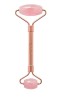 Rose Quartz Roller by ERFELLO pentru masaj facial si corporal, Tratament facial, Rose Quartz, Erfello Beauty