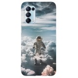 Husa compatibila cu Oppo A12 4G model Astronaut, Silicon, TPU, Viceversa, Transparent, Carcasa