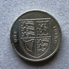 x242 Marea Britanie 1 lira pound 2013 foto