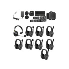 Solutie intercom stereo comp Saramonic WiTalk WT9D9xbat, 9 pers, Full-Duplex 1.9GHz, dual-ear