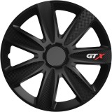 Set 4 capace Roti Gtx Carbon Negru R16