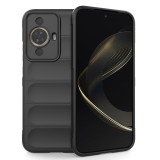 Husa pentru huawei nova 11 / nova 12s, antisoc, margini striatii, magic shield, black