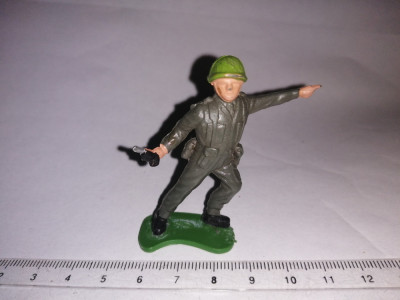 bnk jc Britains Herald British Khaki Infantry Defense - ofiter foto