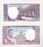 Bnk bn Laos 50 kip (1963) unc