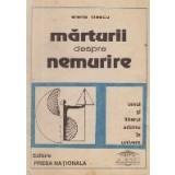 Marturii despre nemurire - Omul si liberul arbitru in Univers