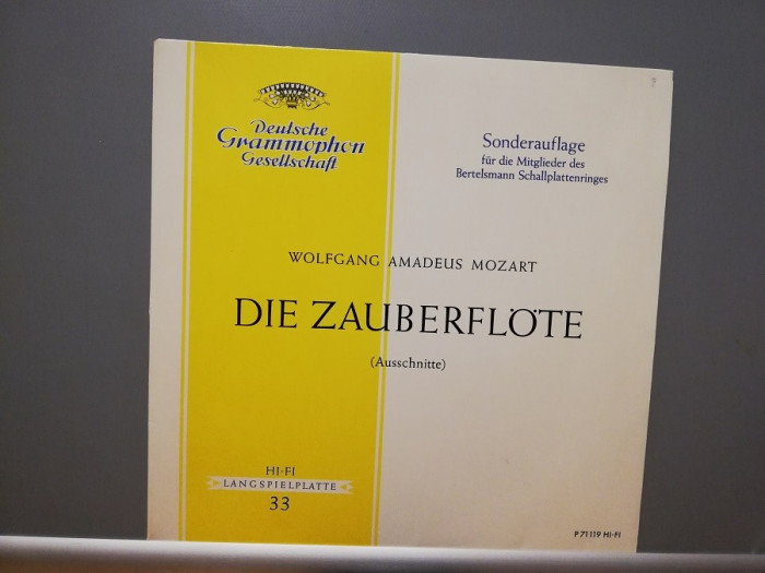 Mozart &ndash; The Magic Flute &ndash; HighLights (1967/Deutsche Grammophon/RFG)- VINIL/Rar