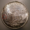 R.214 ROMANIA MIHAI I 25000 LEI 1946 XF/AUNC EROARE RARA, Argint