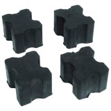 Set 4 tampoane distantier Carpoint intre spire la arcuri fata si spate , 4,70x3,90x3,10 cm