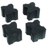 Set 4 tampoane distantier Carpoint intre spire la arcuri fata si spate , 4,70x3,90x3,10 cm AutoDrive ProParts