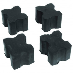 Set 4 tampoane distantier Carpoint intre spire la arcuri fata si spate , 4,70x3,90x3,10 cm AutoDrive ProParts foto