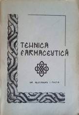 TEHNICA FARMACEUTICA VOL.1-A.I. PASTIA-222933